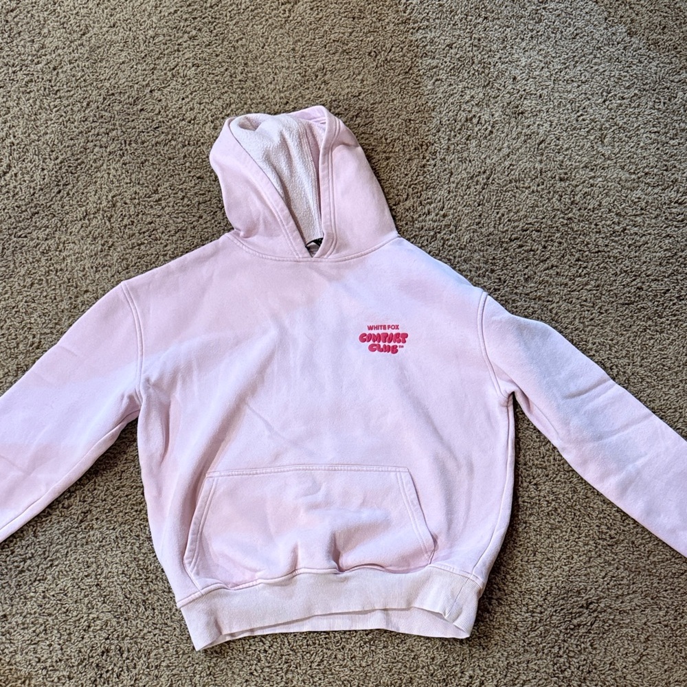 White Fox Boutique Pink Hoodie